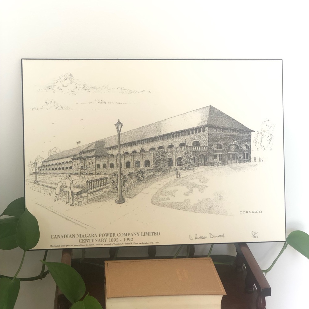 Rare Limited Edition Niagara Power Co. Centenary Plaque #271/500